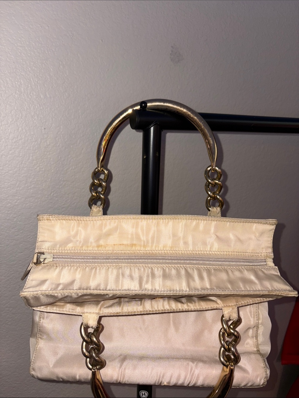 Prada 2000-2013 Tessuto Metal Handle Handbag - Picture 6 of 9